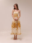 Aliane Scallop Midi Dress