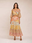Postcard Pleated Floral Set