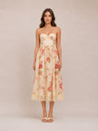 Roselight Picnic Midi Dress