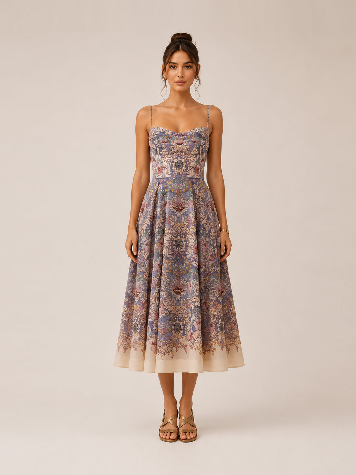 Rebellion Tuck Midi Dress