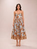 Aster Corset Midi Dress