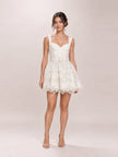 High Tide Embroidered Mini Dress