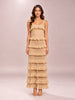 Illuminate Lace Frill Midi Dress