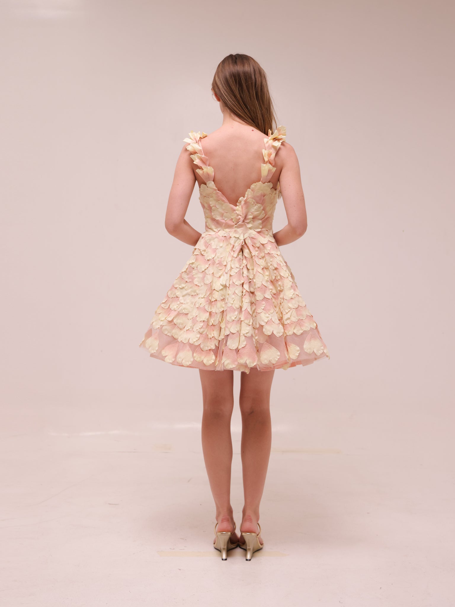 Prima Petal Mini Dress Blush