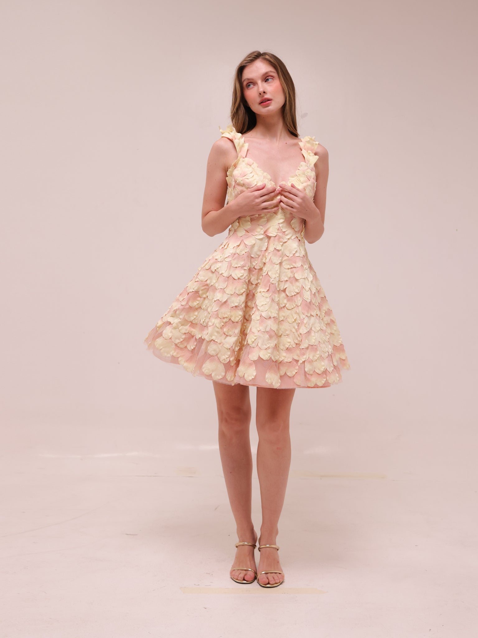Prima Petal Mini Dress Blush