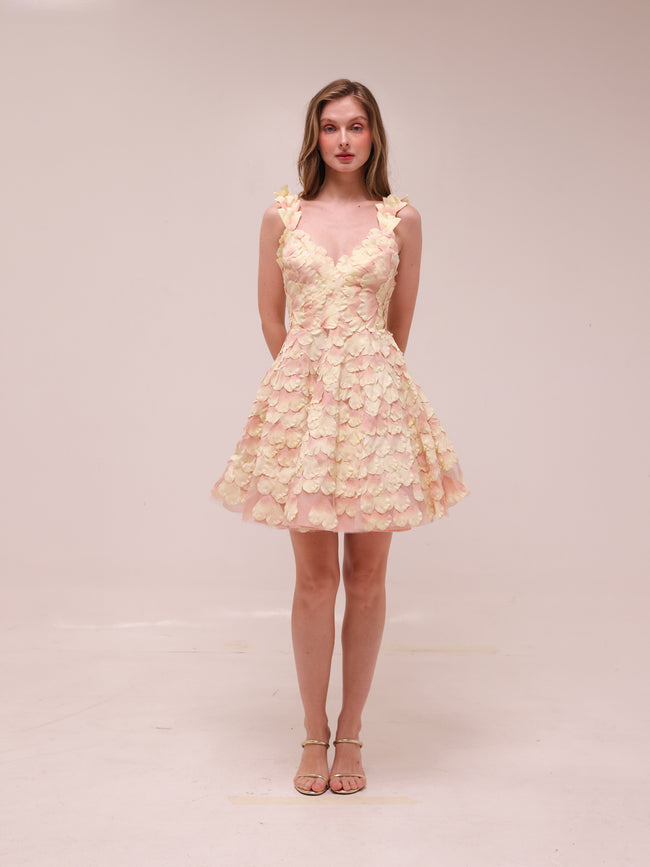 Prima Petal Mini Dress Blush