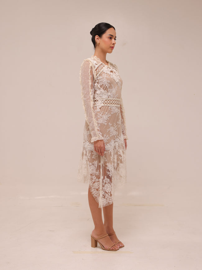 Heirloom Lace Midi Dress