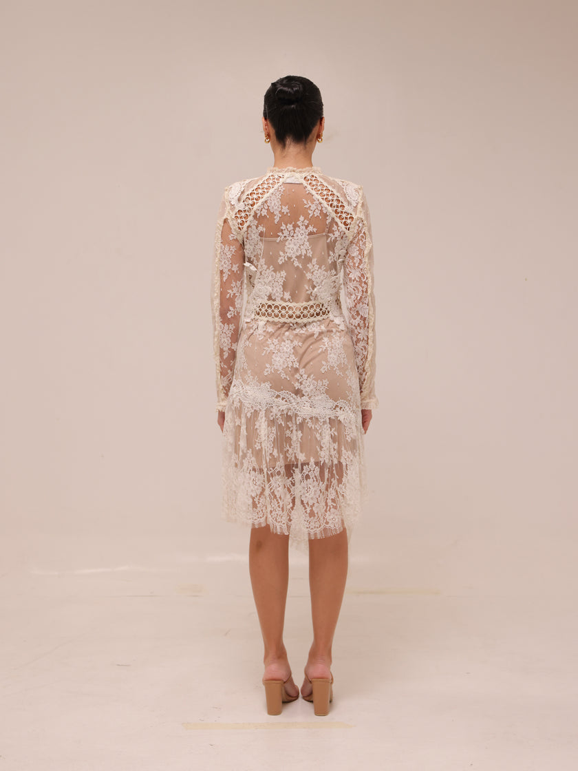 Heirloom Lace Midi Dress