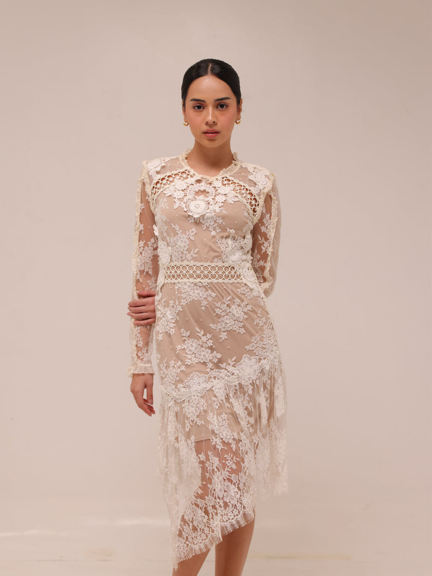 Heirloom Lace Midi Dress