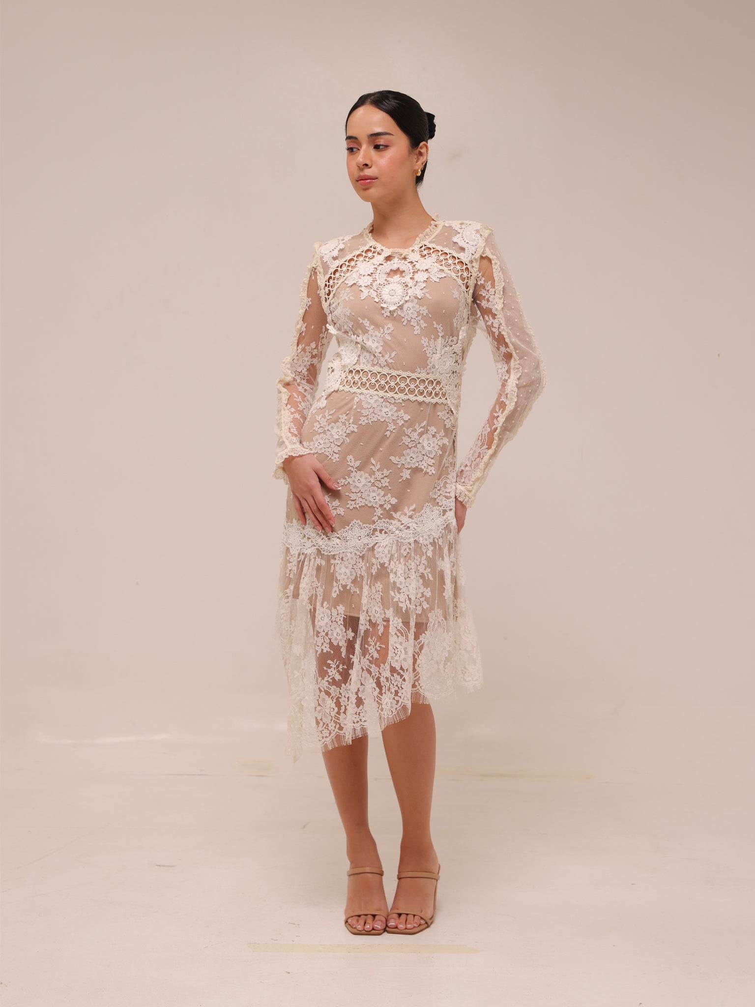 Heirloom Lace Midi Dress