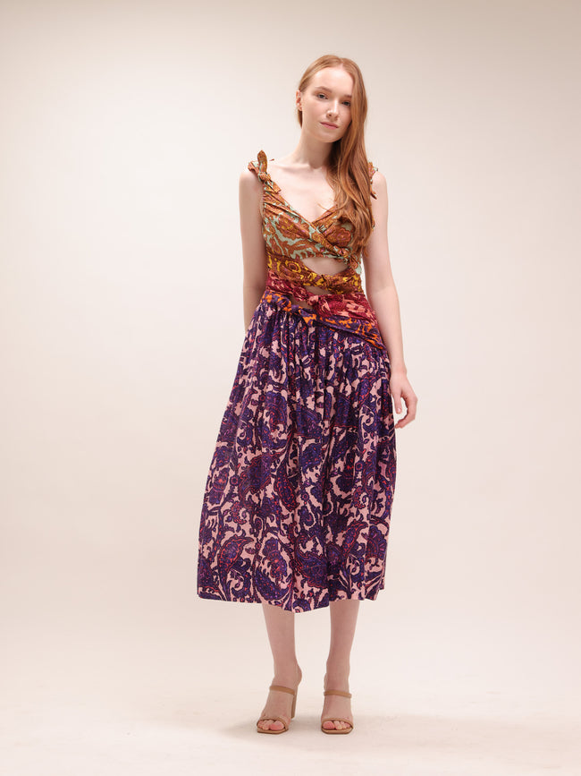 Tiggy Bow Midi Dress