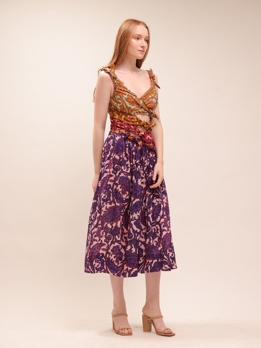 Tiggy Bow Midi Dress