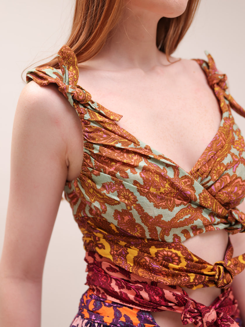 Tiggy Bow Midi Dress