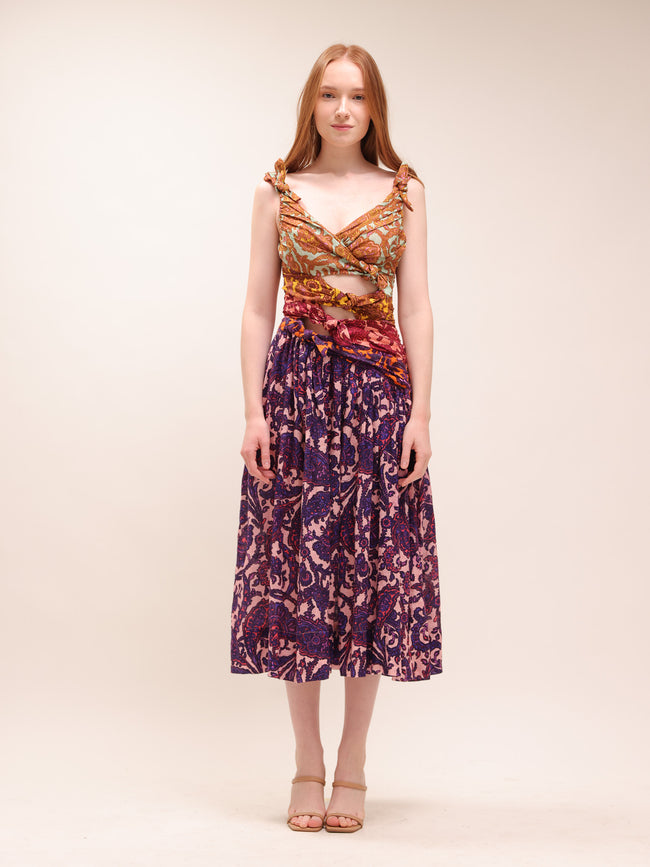 Tiggy Bow Midi Dress