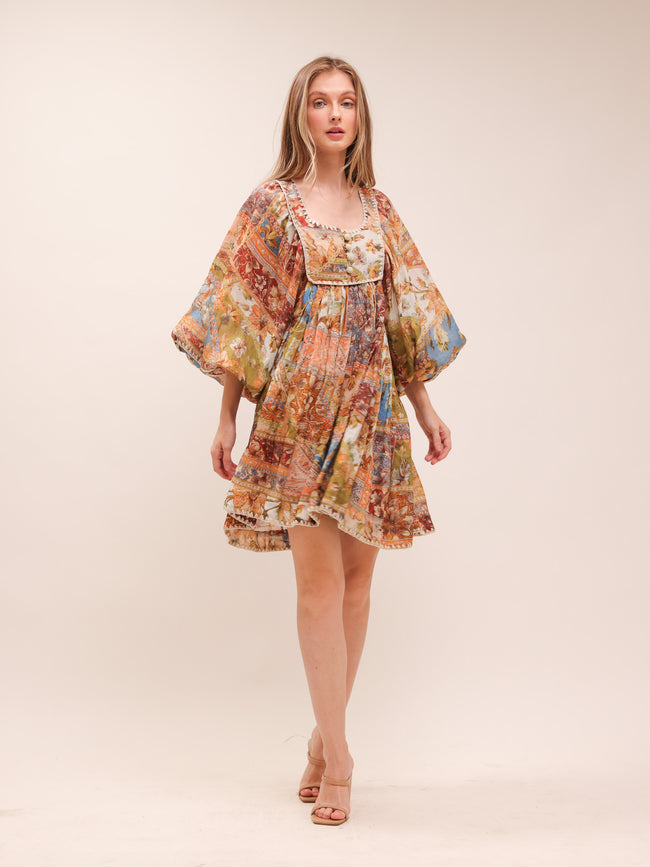 Ramie Mini Dress