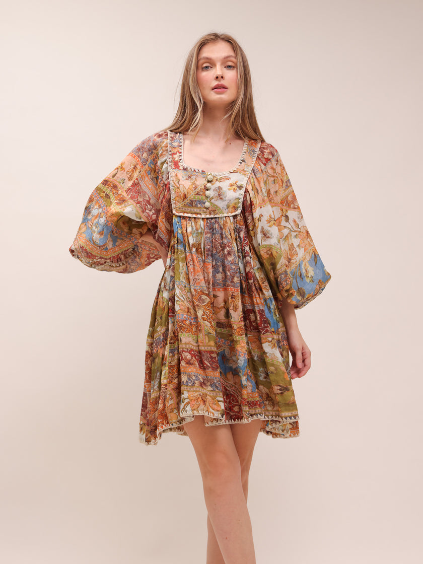 Ramie Mini Dress