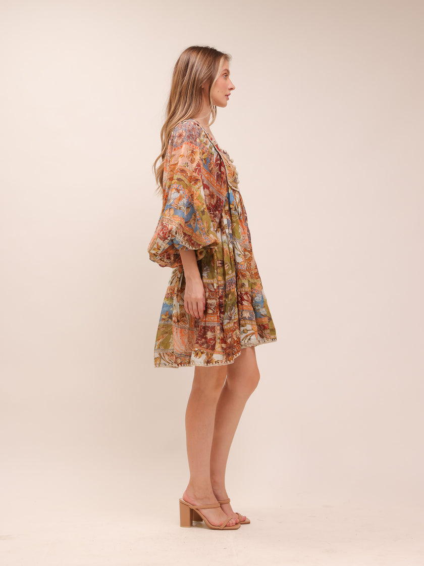 Ramie Mini Dress