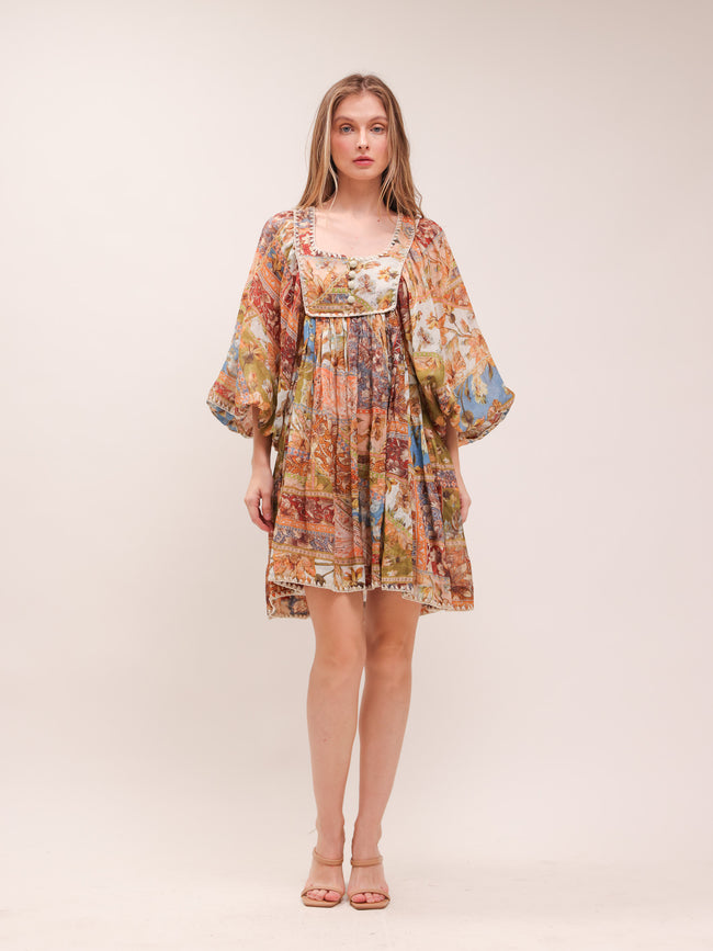 Ramie Mini Dress