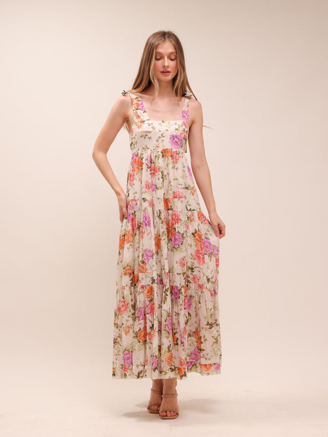 Pattie Tie Shoulder Dress