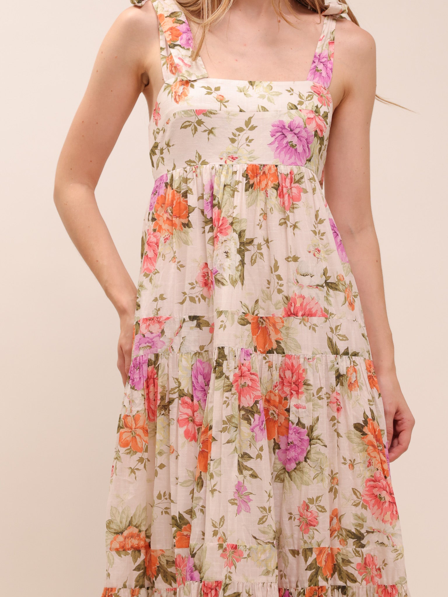 Pattie Tie Shoulder Dress