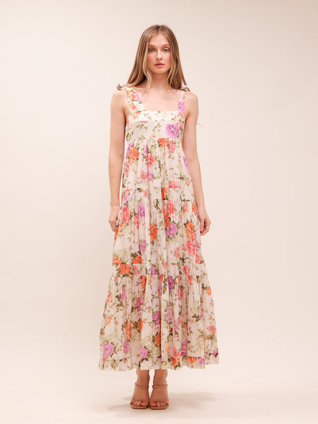Pattie Tie Shoulder Dress