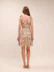 Kirra Embroidered Mini Dress Vintage Floral Print