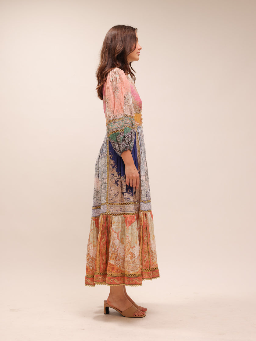 Anneke Lantern Midi Dress