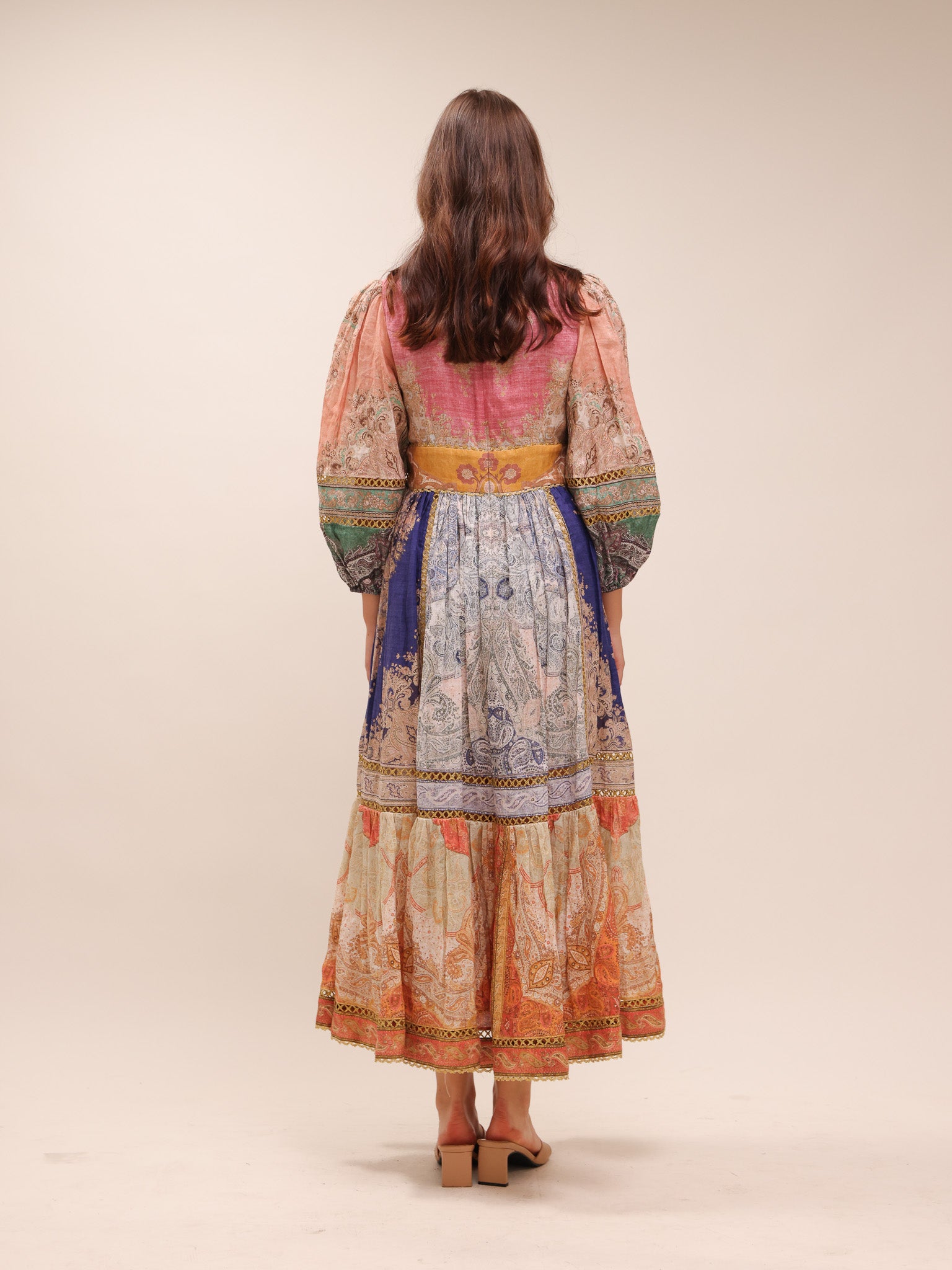 Anneke Lantern Midi Dress
