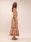 Lyre Bird Picnic Dress Print