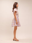 Dancer Spliced Mini Dress
