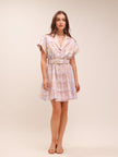 Dancer Spliced Mini Dress