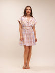 Dancer Spliced Mini Dress