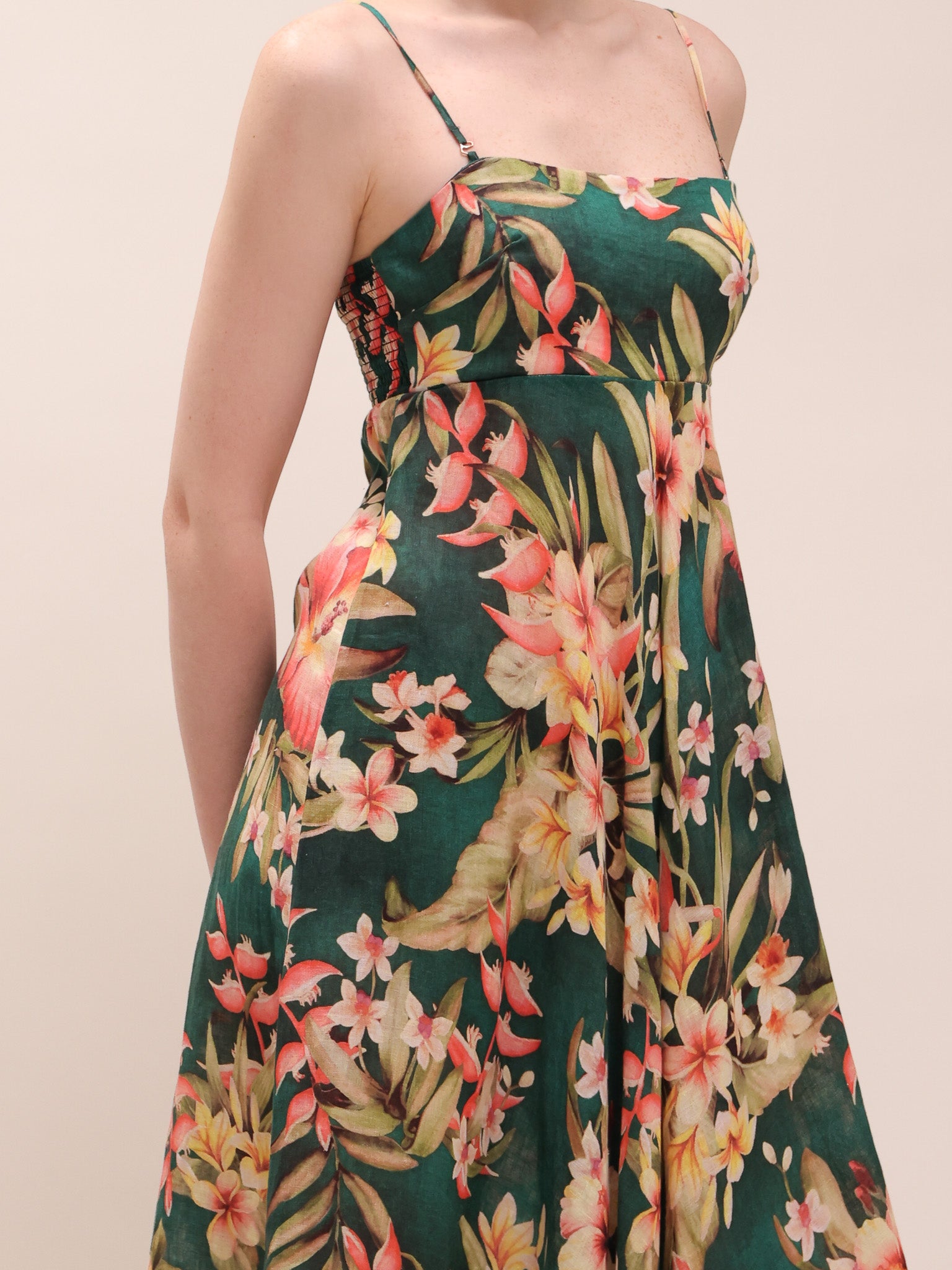 Lexi Strapless Midi Dress