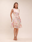 Abstract Script Mini Dress