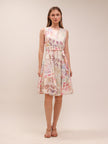 Abstract Script Mini Dress