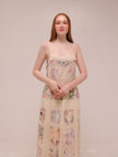 Halliday Lace-trimmed Midi Slip Dress