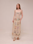 Halliday Lace-trimmed Midi Slip Dress