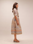 High Tide Linen-Blend Shirt Dress