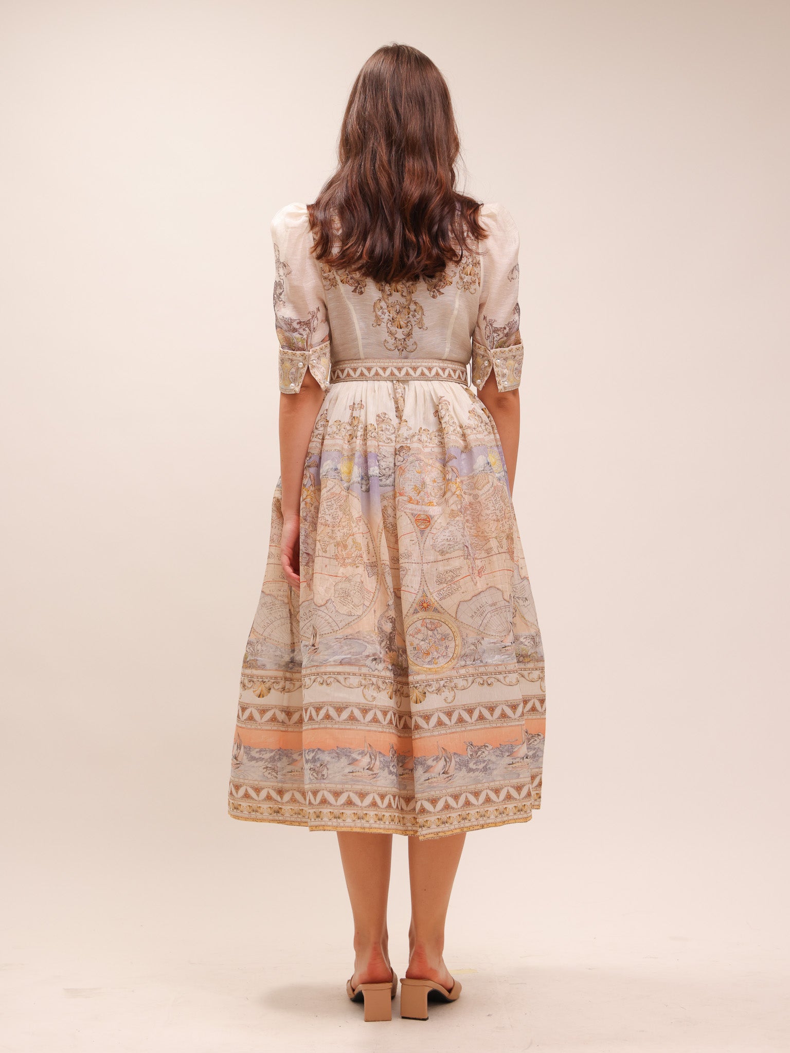 High Tide Linen-Blend Shirt Dress