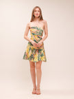 Juliette Cut Out Mini Dress Print