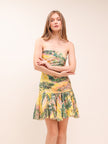 Juliette Cut Out Mini Dress Print