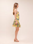 Juliette Cut Out Mini Dress Print
