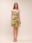 Juliette Cut Out Mini Dress Print