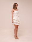 Strapless Ruffle Mini Dress