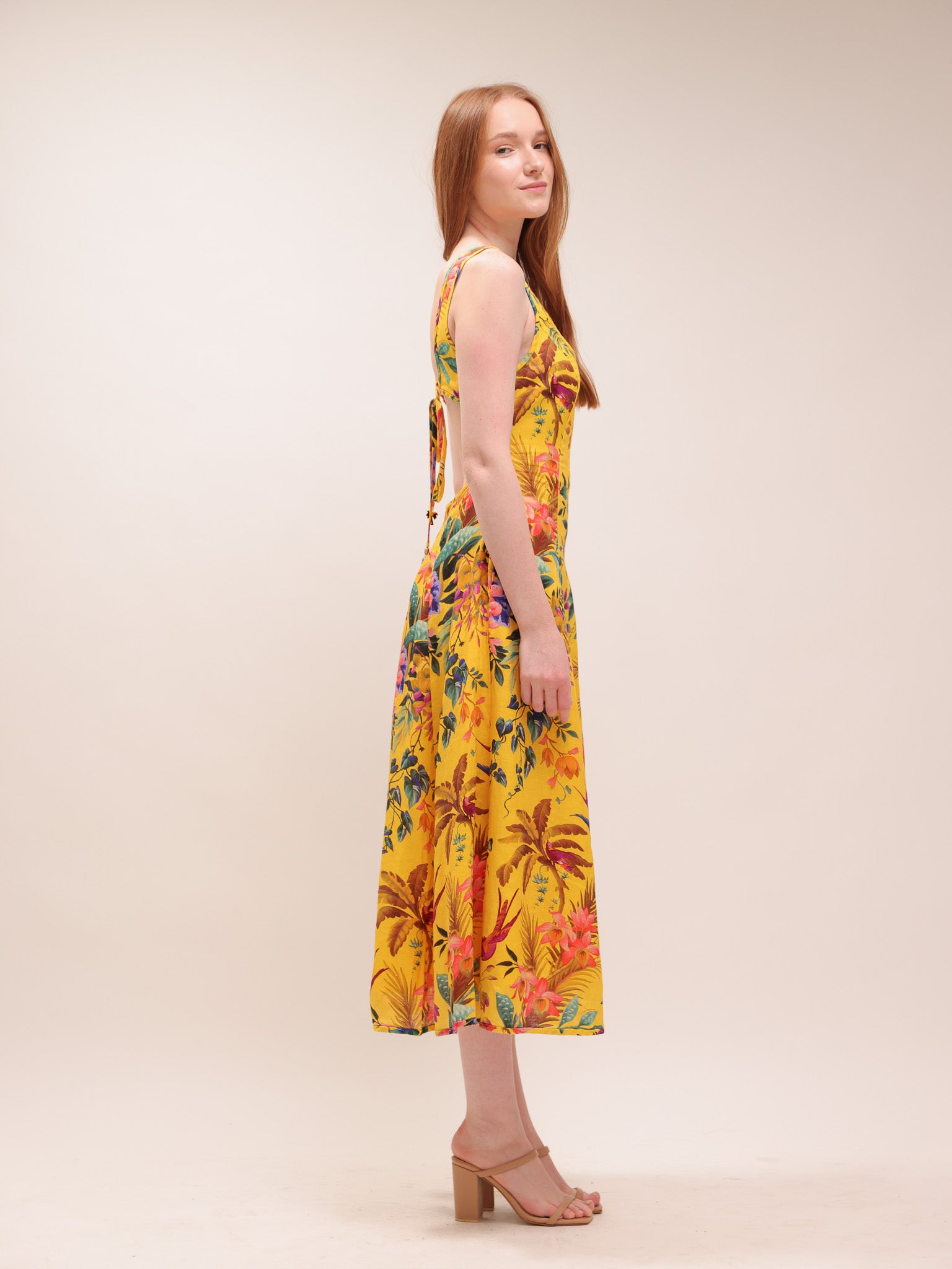 Tropicana Cut Out Midi Dress