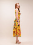 Tropicana Cut Out Midi Dress