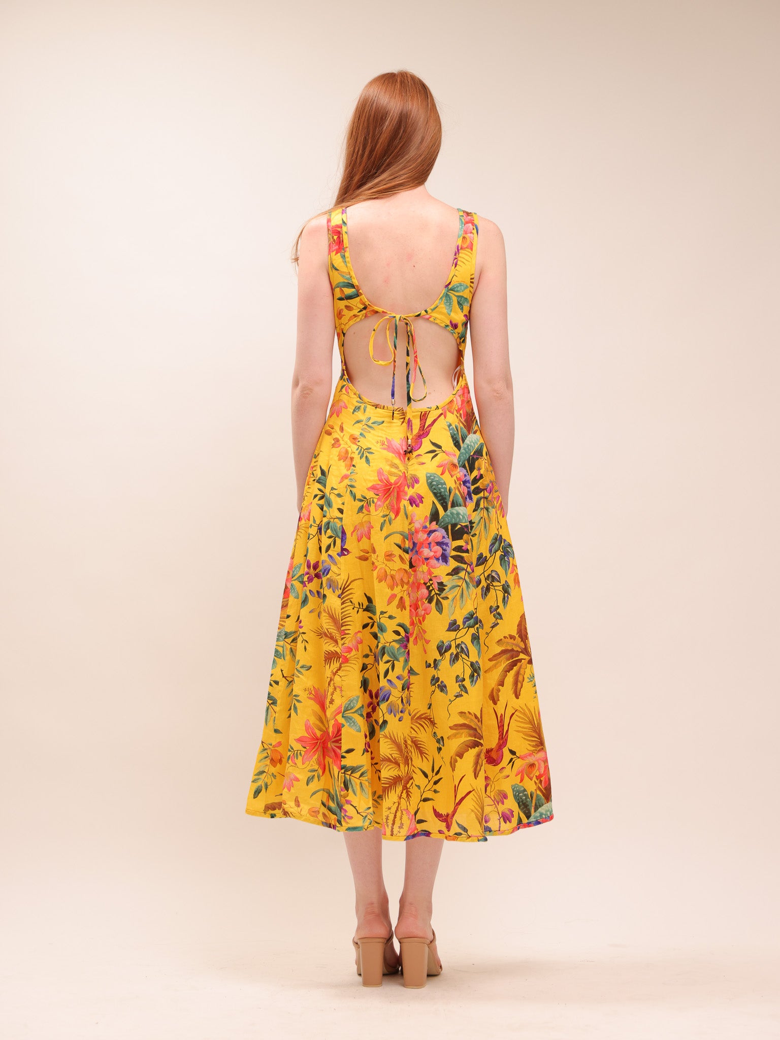 Tropicana Cut Out Midi Dress