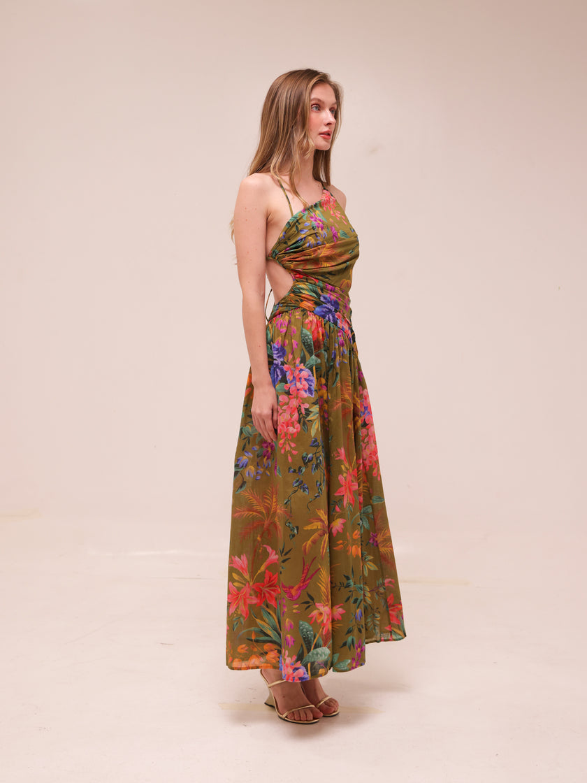 Tropicana Asymmetric Dress