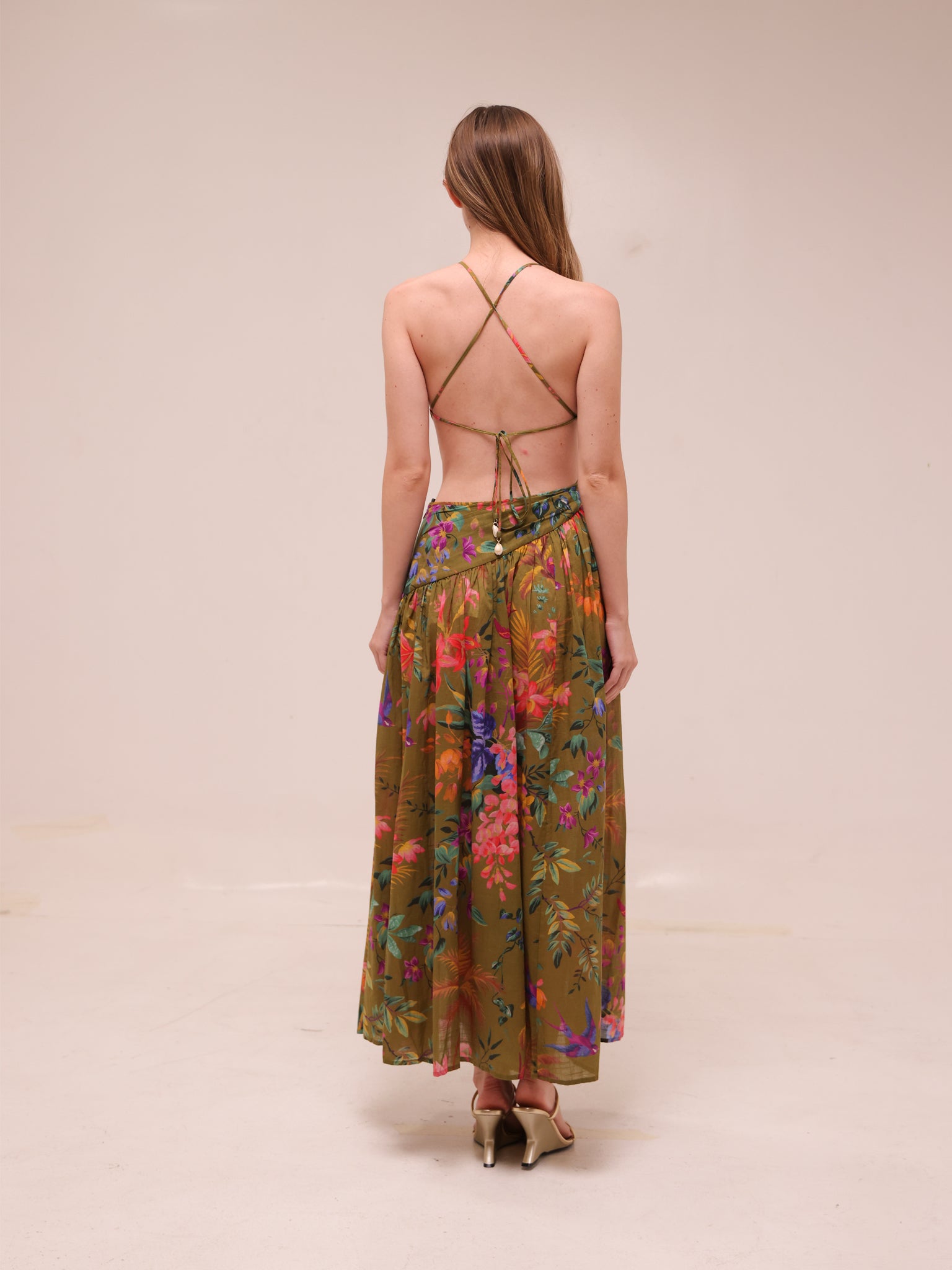 Tropicana Asymmetric Dress