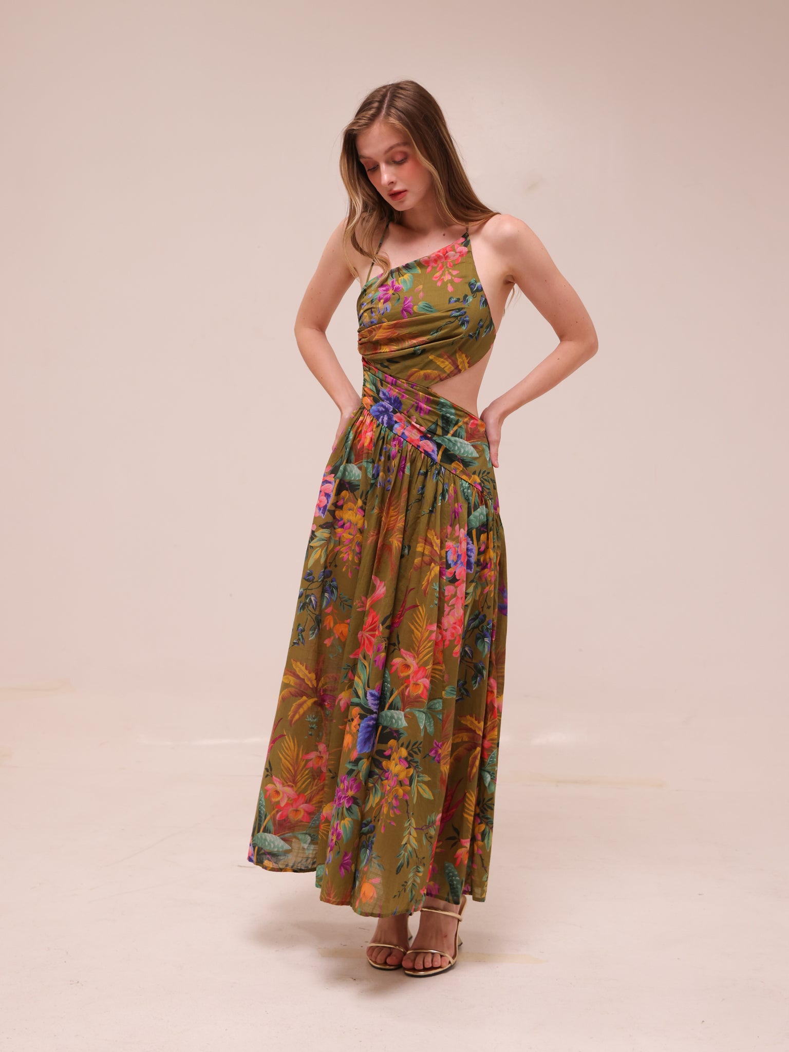 Tropicana Asymmetric Dress